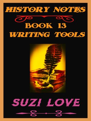 cover image of Writing Tools History Notes Book 13